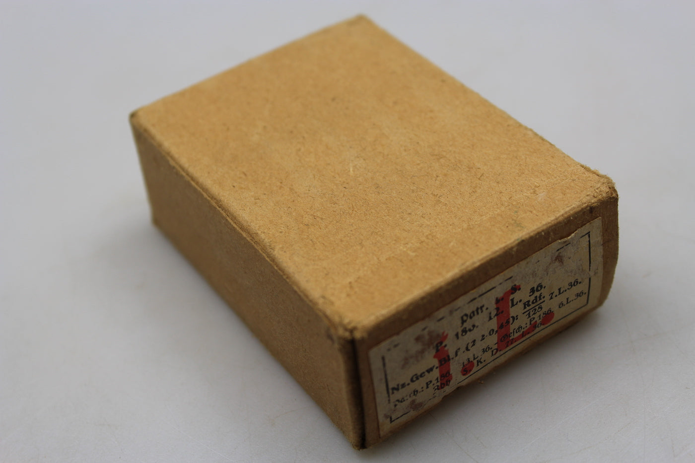 Scatola colpi Kar.8 1936 WH WW2