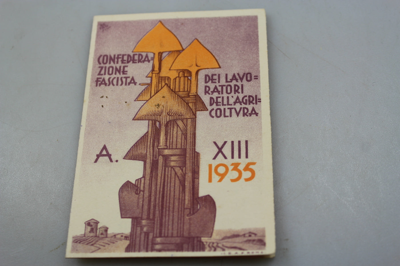 Tessera C.F.L.A. - XIII° E.F. - 1935