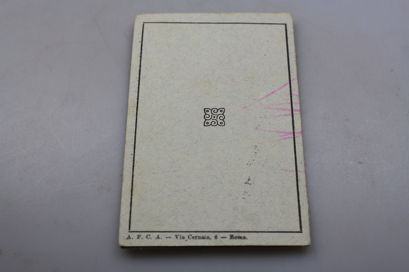 Tessera da iscritto ANFCG - 1929