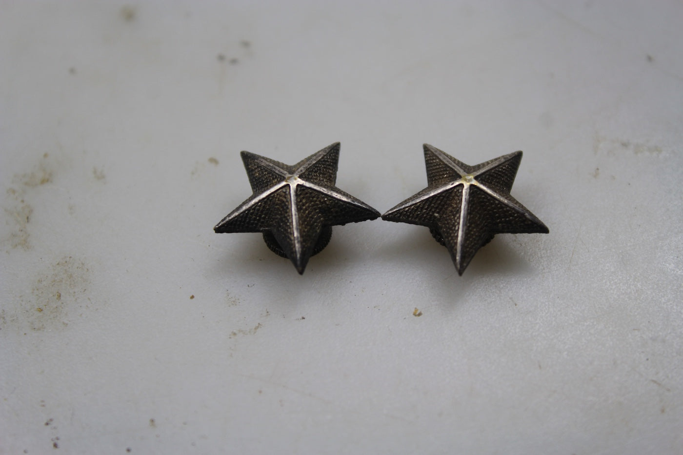 Coppia stellette a vite Ufficiale REI WW2