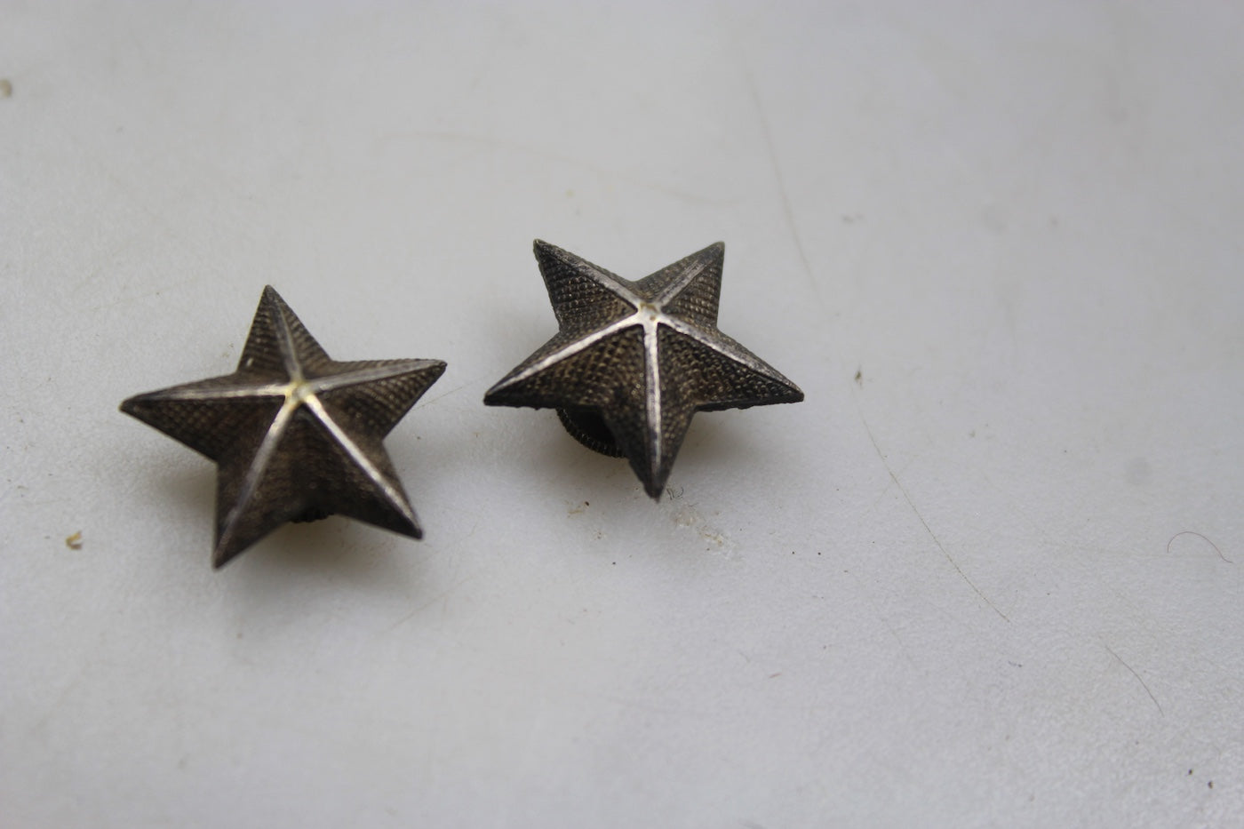 Coppia stellette a vite Ufficiale REI WW2