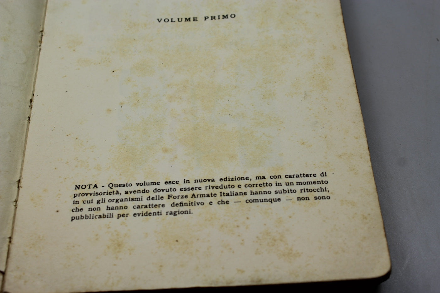 "Il libro di cultura militare" - Vol.1 - anno XIX° EF