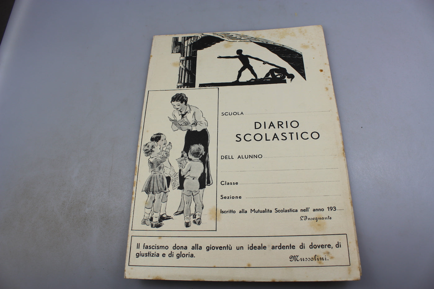 Diario scolastico del 1935