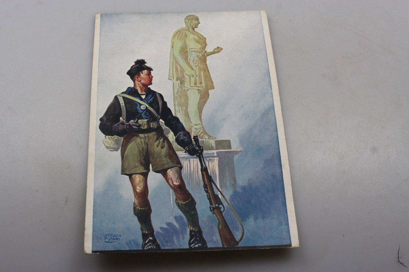 Cartolina postale. 781^ Legione Balilla Moschettieri