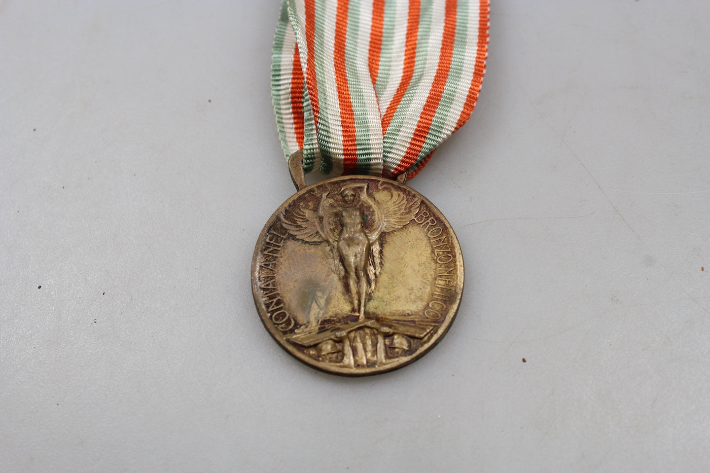 Medaglia "Coniata nel bronzo nemico" WW1, foto 2