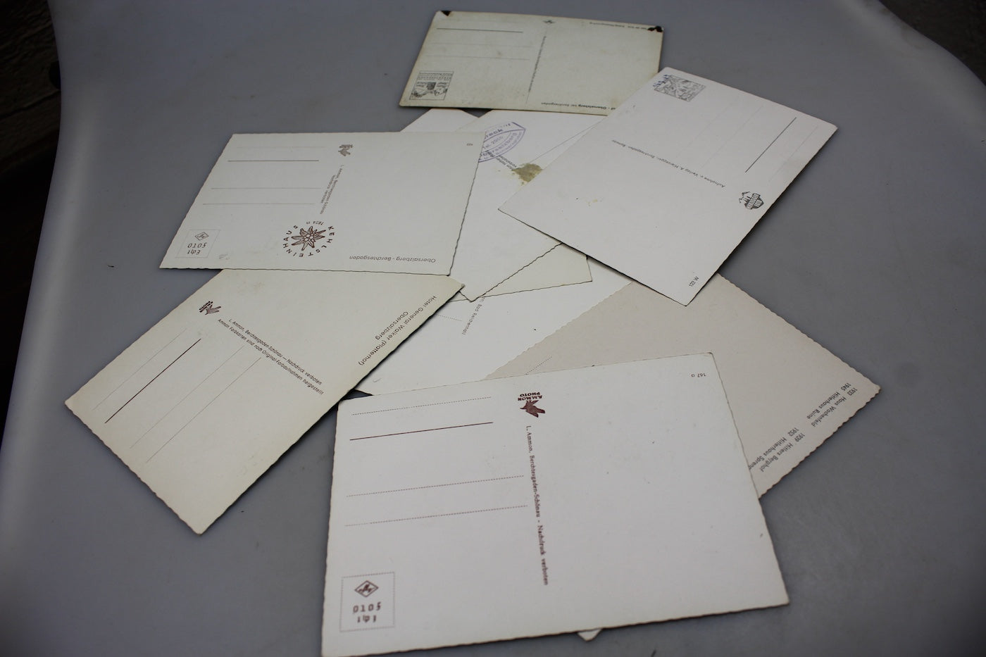 #11 cartoline postali postwar area Berghof