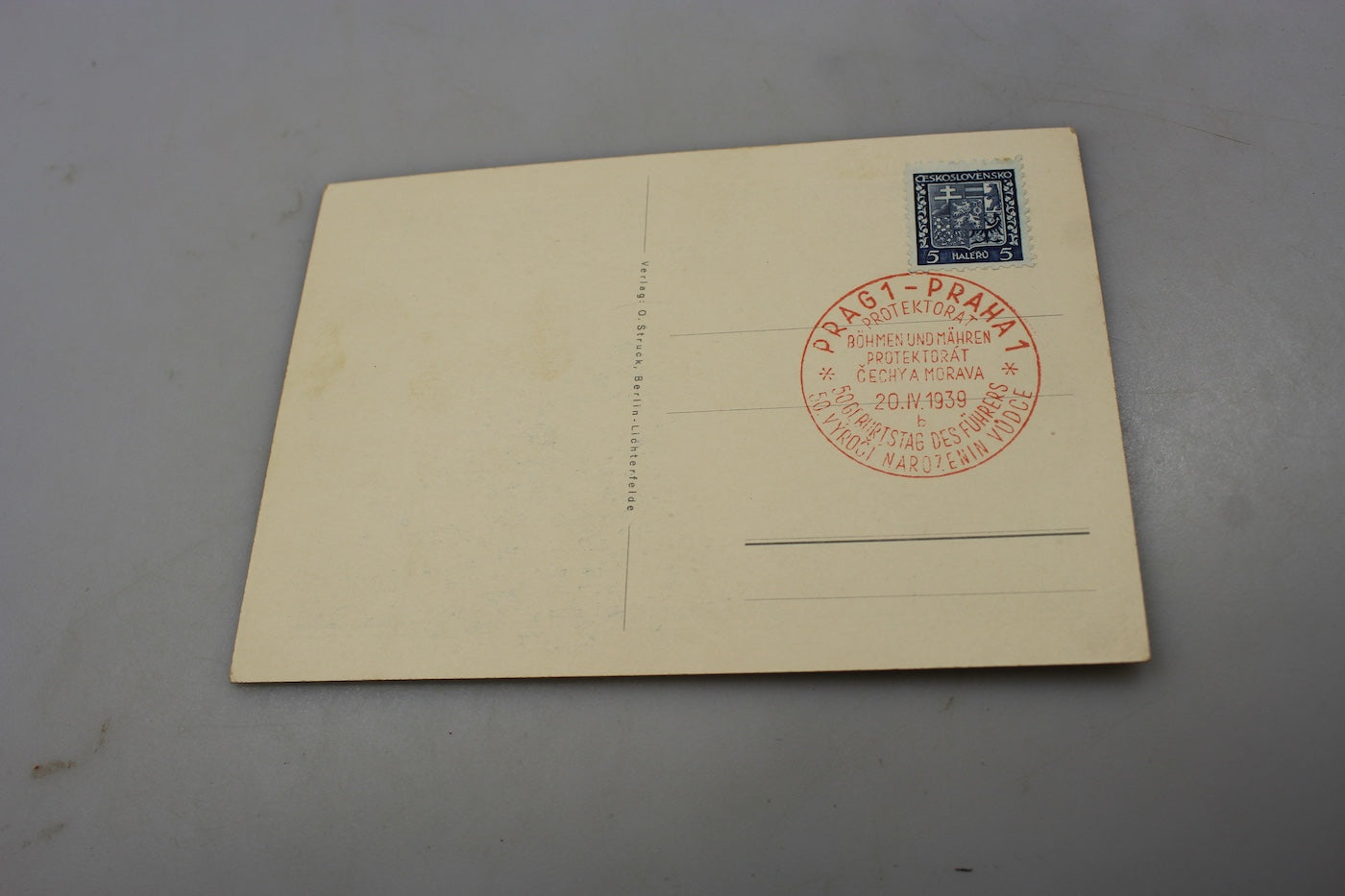 Cartolina postale "Der Schopfer des Grossdeutschen Reiches"