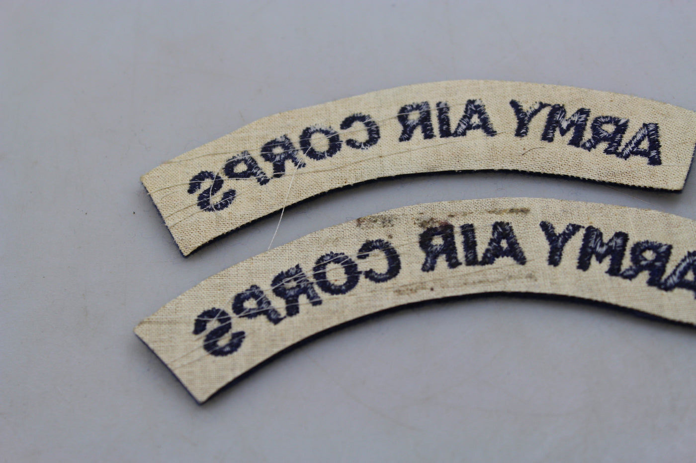 Coppia tabs Inglesi WW2