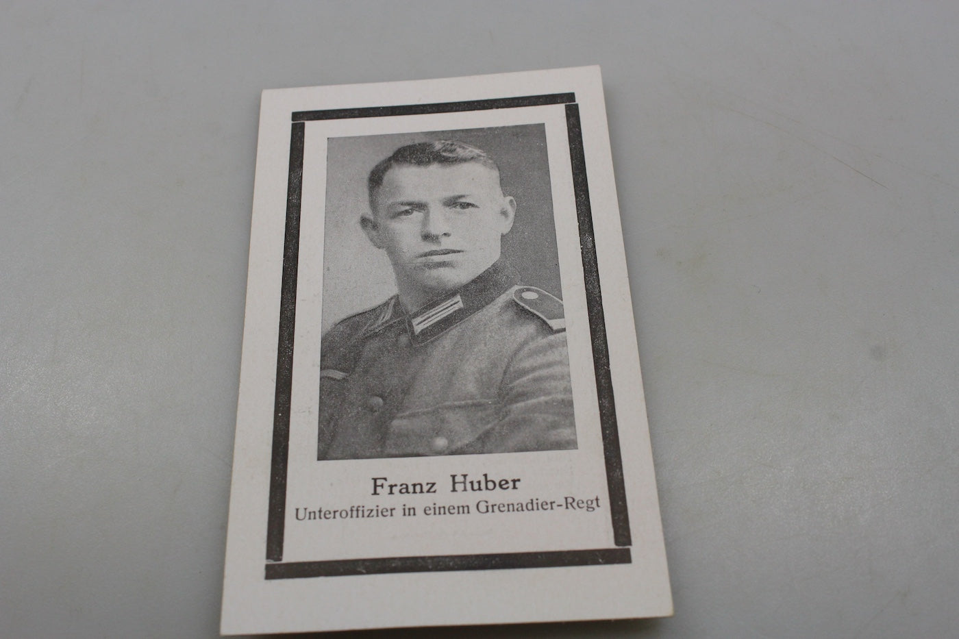Sterbebilder Unteroffizier Gren.Rgt. caduto Italia il 12/4/44