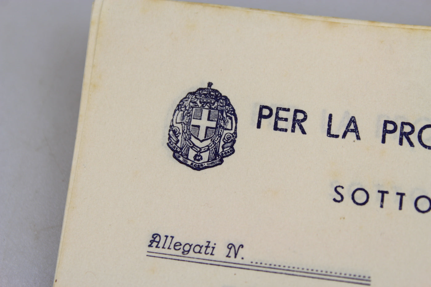 #26 moduli prestampati Opera Nazionale per la protezione della maternità e infanzia