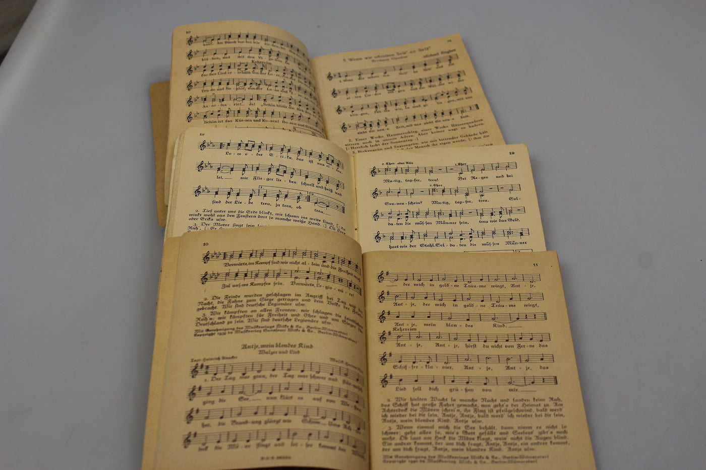 "Das neue soldaten Liederbuch" Volume 1,2 e 3