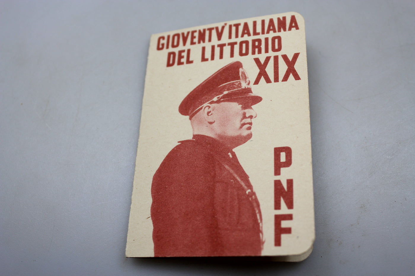 Tessera GIL "Giovani Fascisti" XIX°