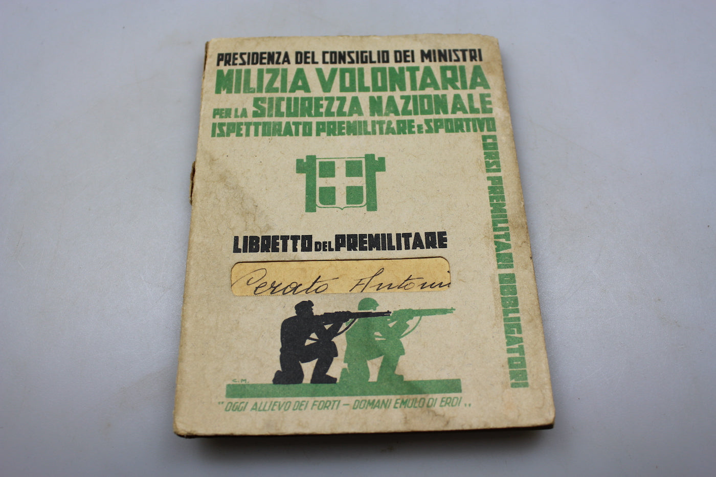 MVSN  "il Premilitare" XIII°