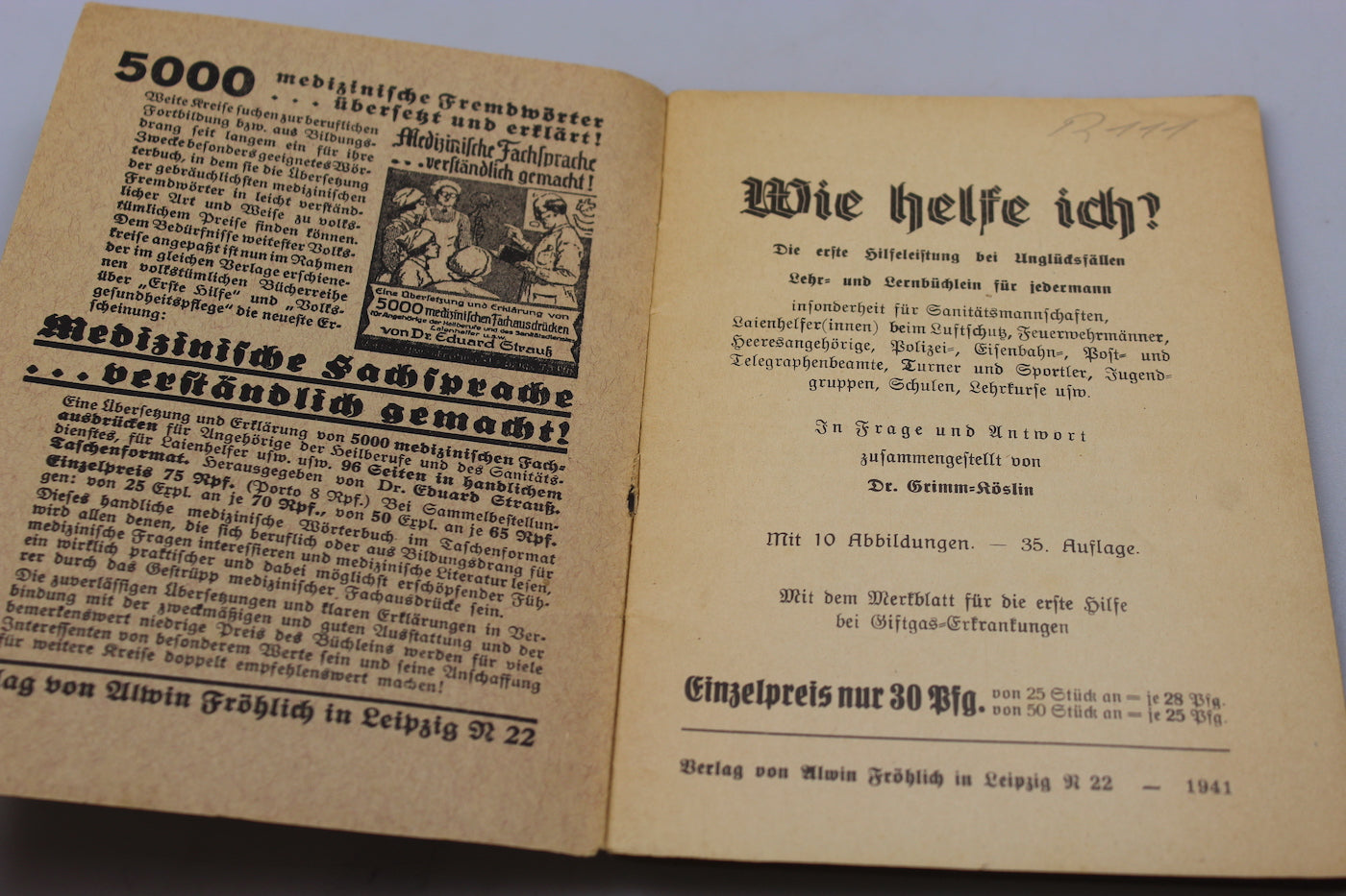 Manuale tascabile DRK - 1941