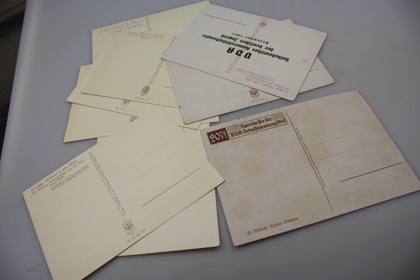 #9 cartoline W.Willrich Serie "Blutabel in der Welt"