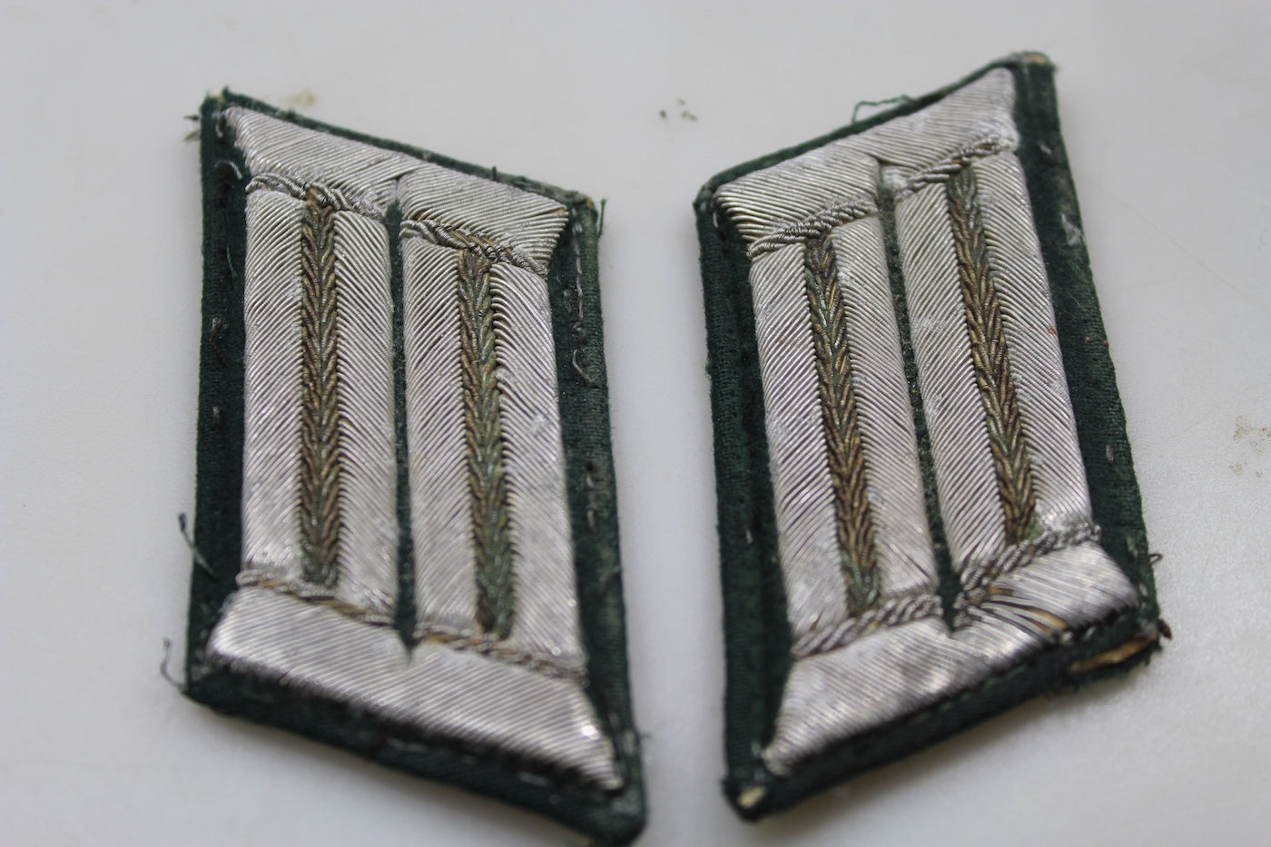 Coppia mostrine Ufficiale Fanteria Heer WW2