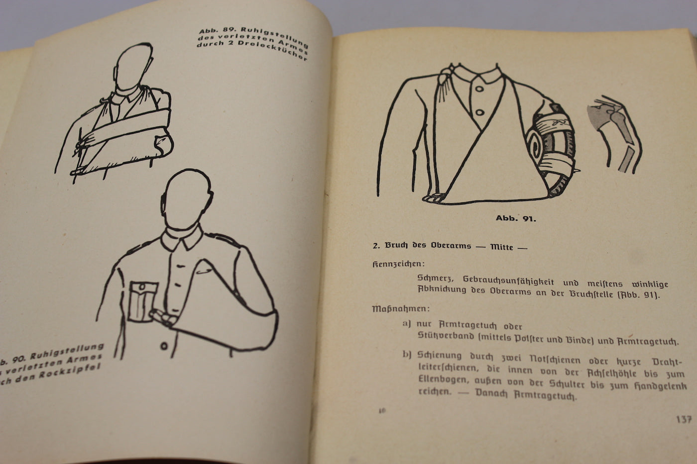 "Amtliches Unterrichtsbuch der Erste Hilfe" 1941