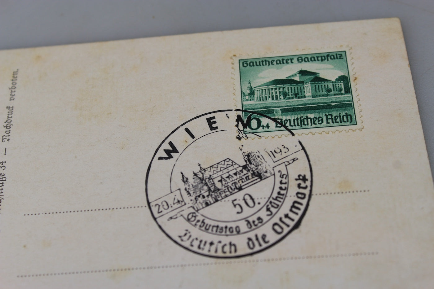 Cartolina postale Giubileo Adolf Hitler