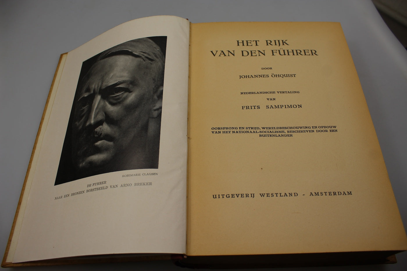 "Het Rijkt van der Fuhrer" Johannes Ohquist - 1943