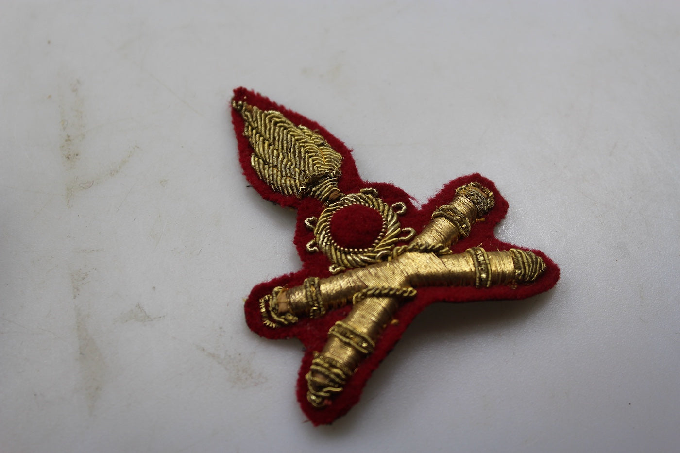 Fregio per berretto M.34 Colonnello Comandante REI WW 2