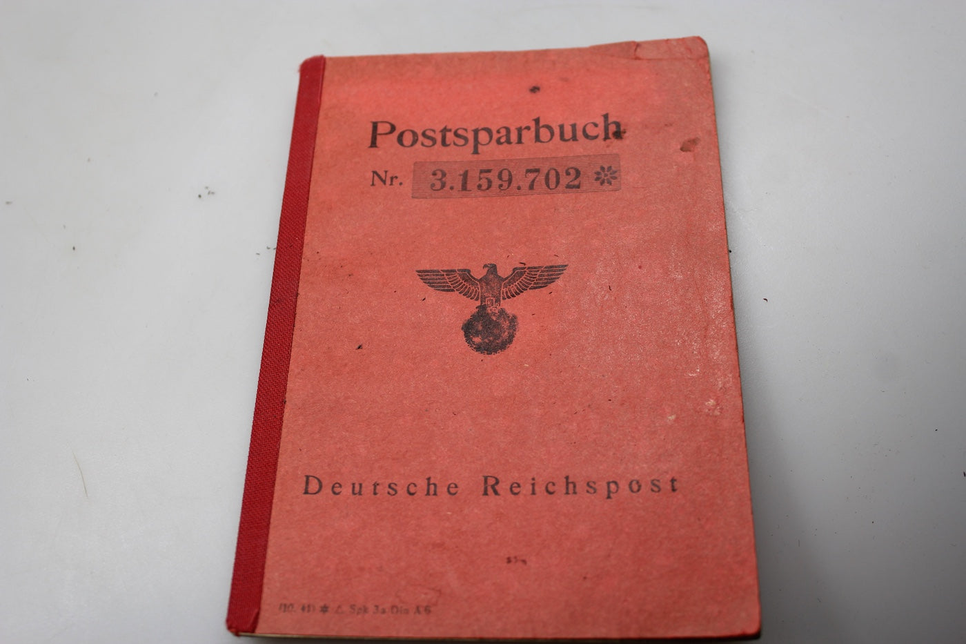 Postsparbuch periodo III° Reich