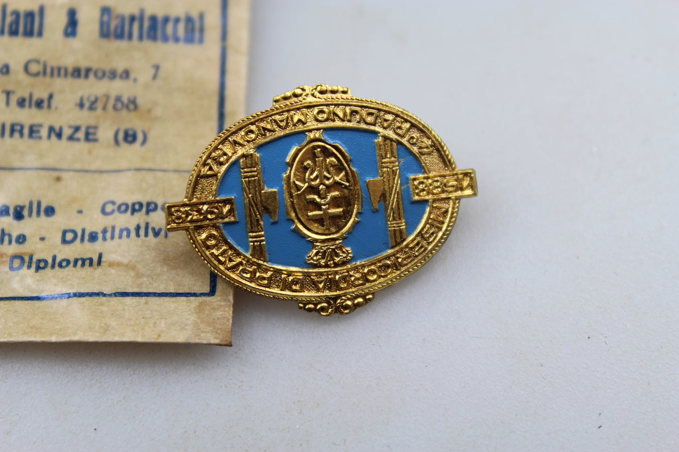 Badge della Misericordia di Prato 1588/1938 – IV°