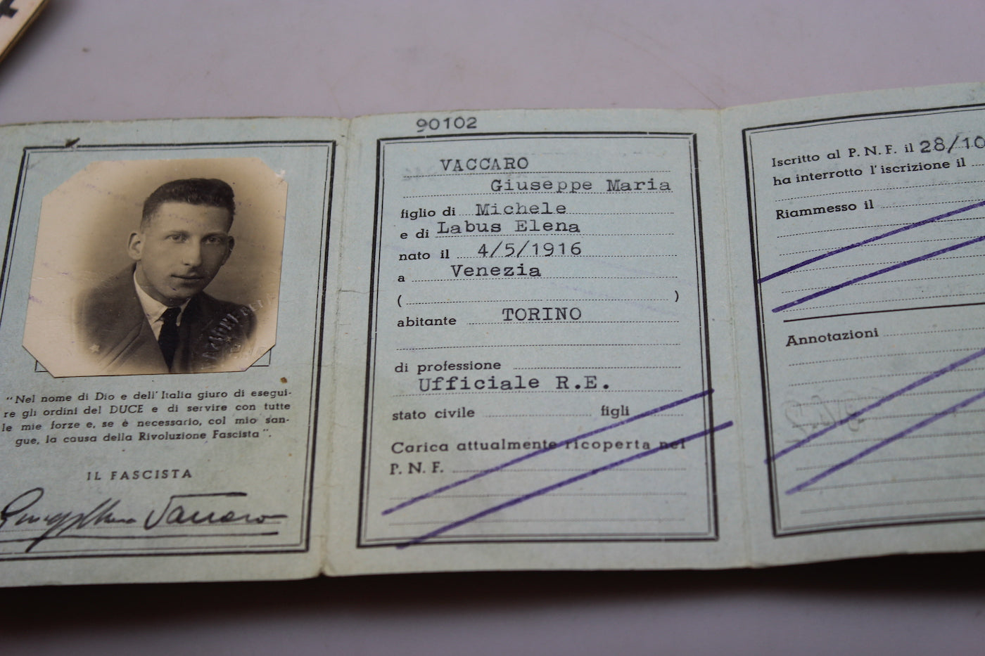 Gruppo tessere di un personaggio