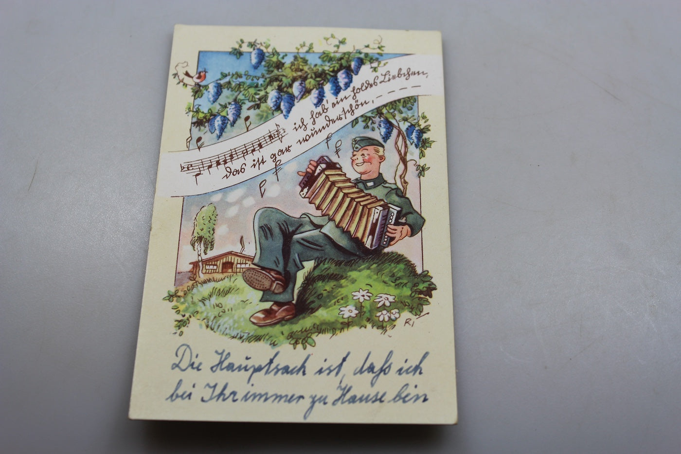 Cartolina "Soldatenleben" WH WW 2