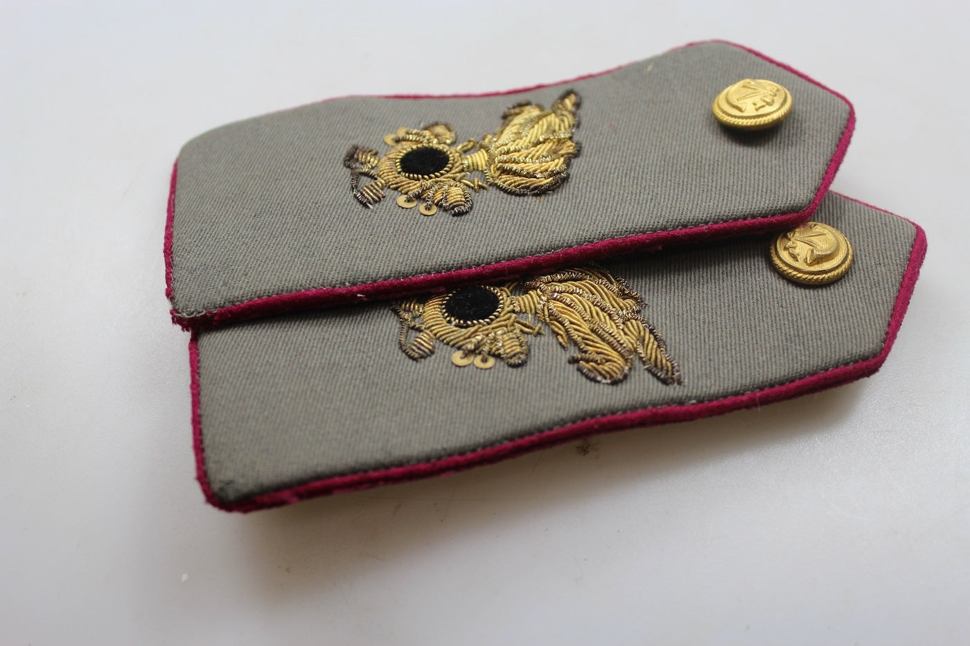Coppia spalline M.34 Ufficiale Bersaglieri REI