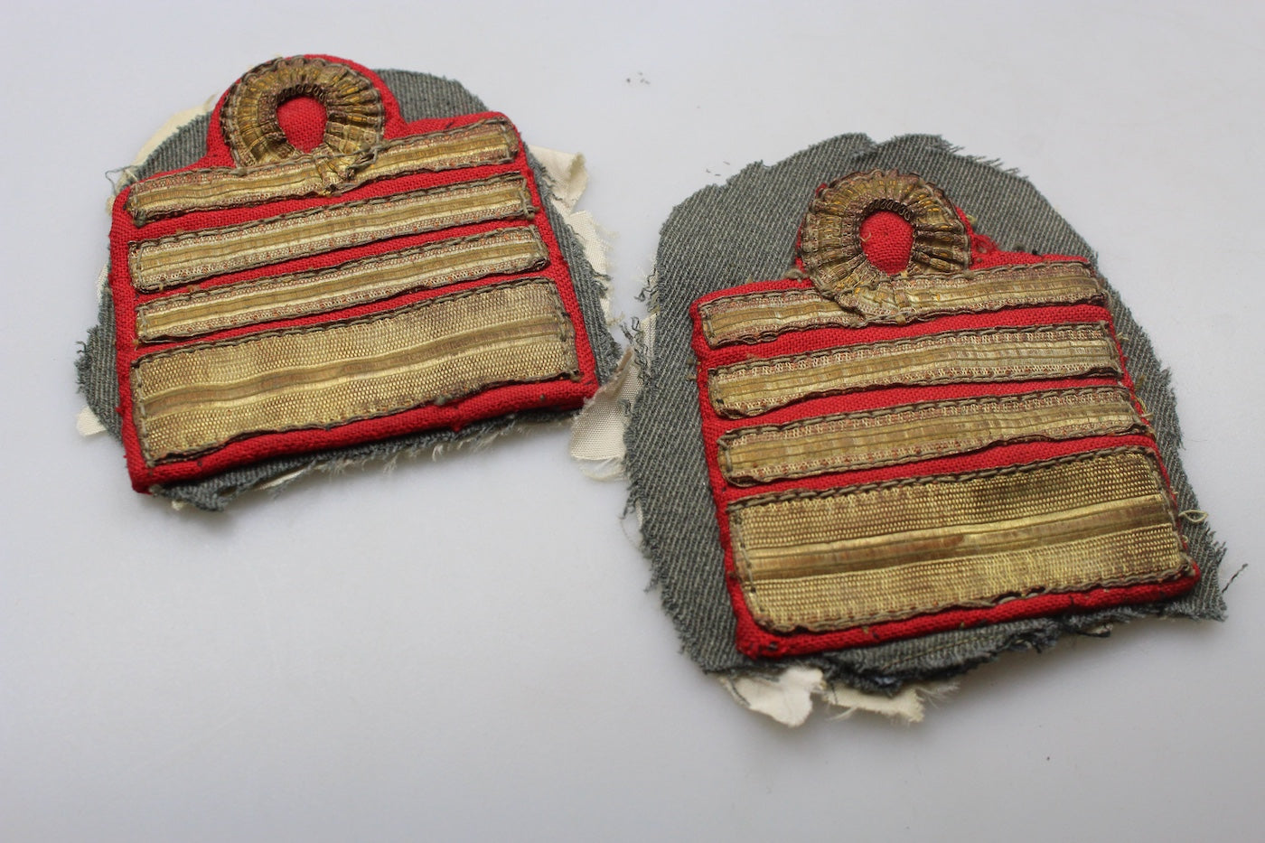 Coppia gradi "ridotti" Colonnello Comandante REI WW2