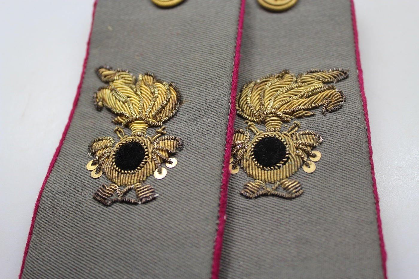 Coppia spalline M.34 Ufficiale Bersaglieri REI