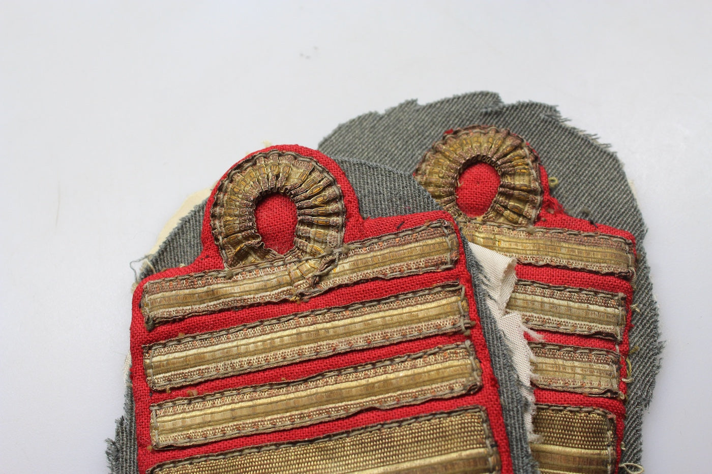 Coppia gradi "ridotti" Colonnello Comandante REI WW2