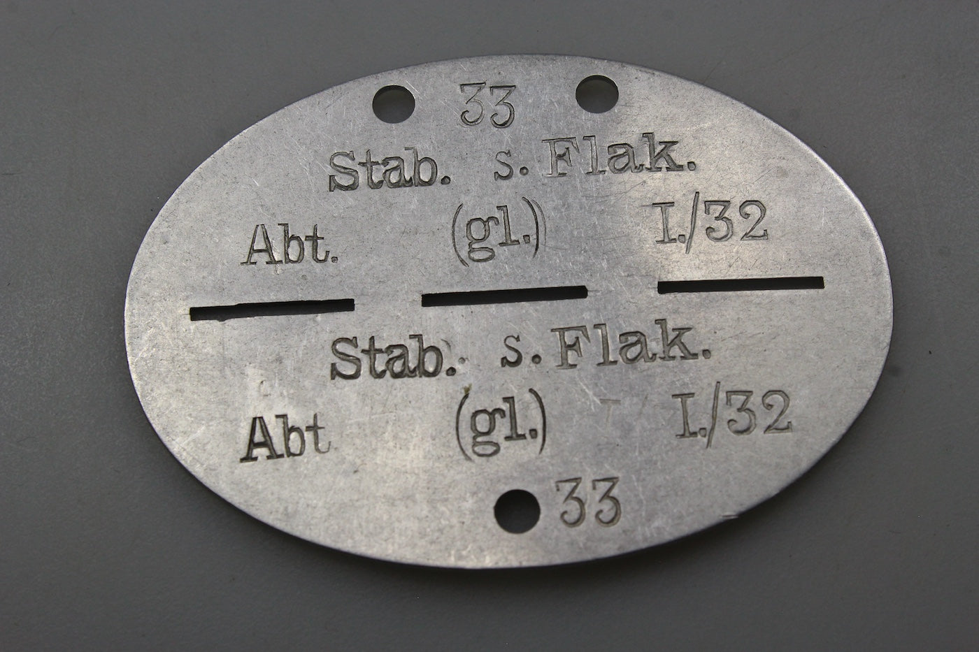 Piastrino di riconoscimento Flak WW2