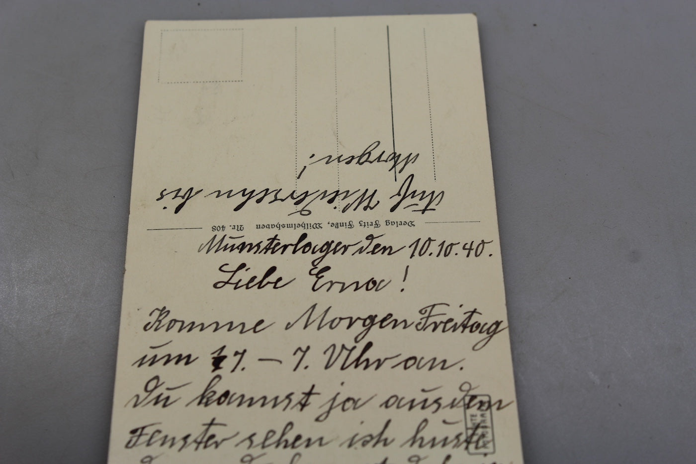 Cartolina postale Kriegsmarine WW 2