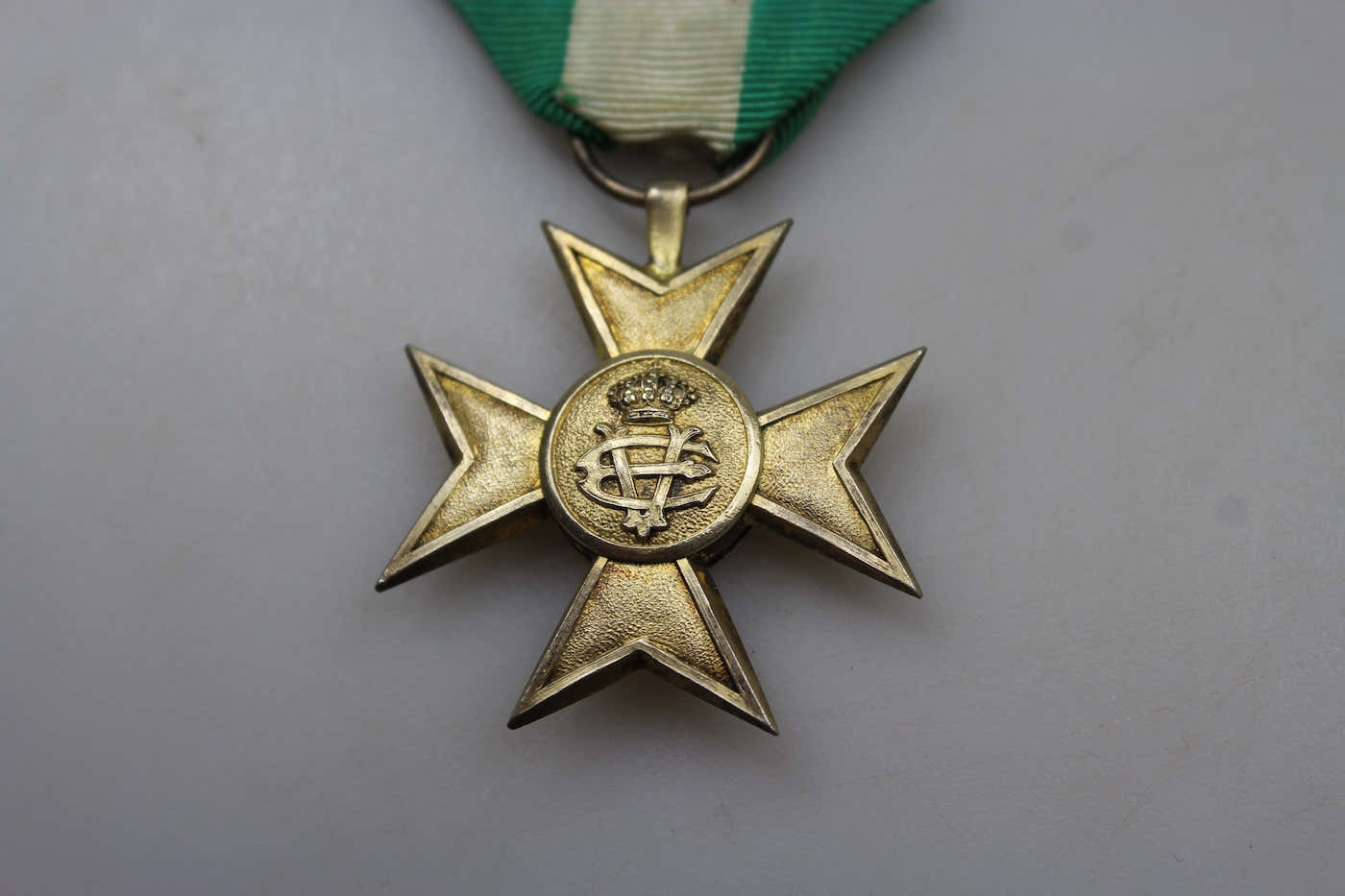 Croce d’oro XXV Anni Anzianità del Servizio Militare con attestato di conferimento