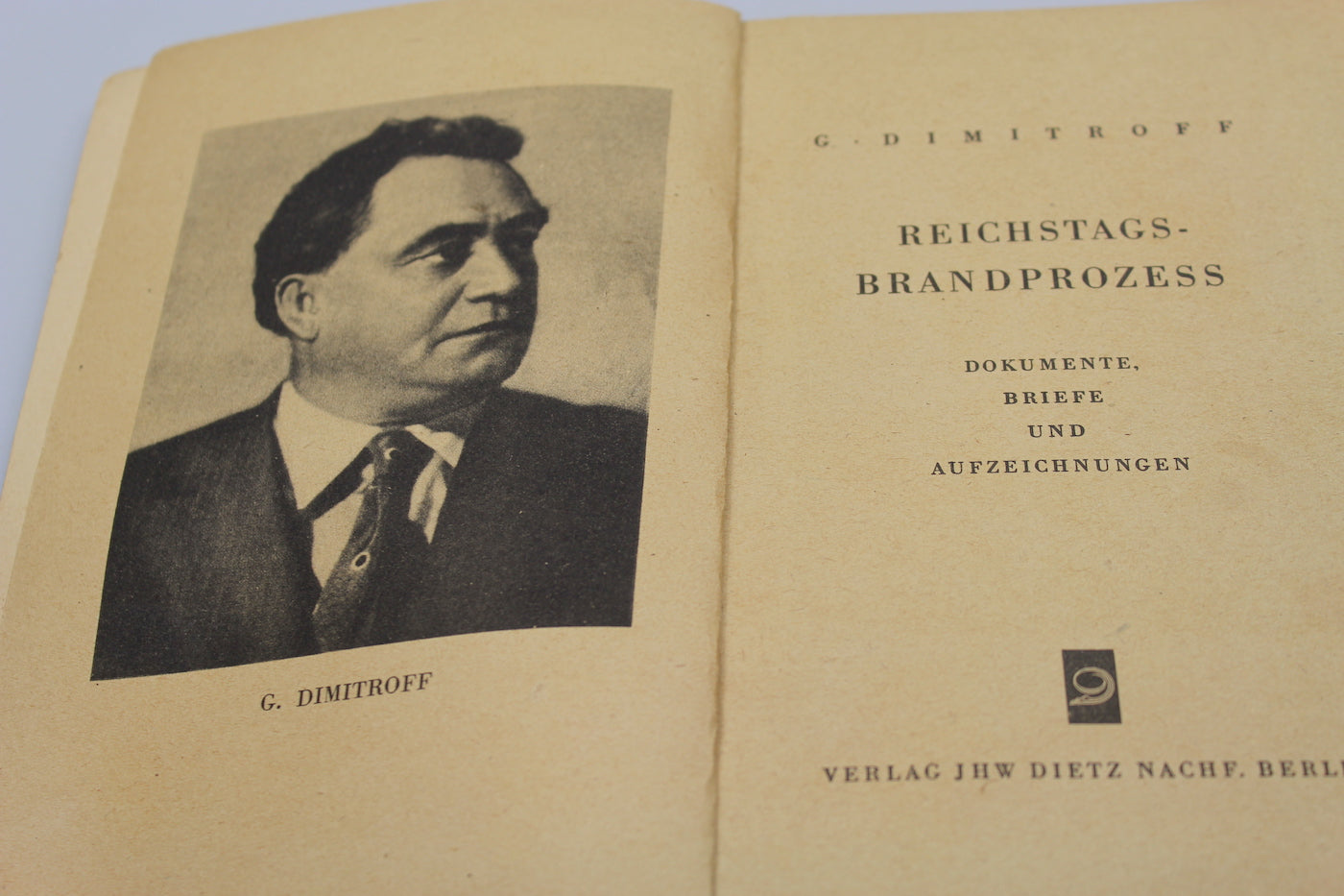 "Reichstag brand Proceß" - G.Dimitroff - 1946