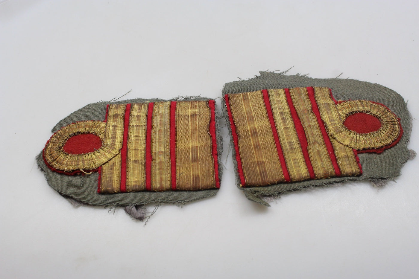 Coppia gradi ridotti Colonnello Comandante REI WW2