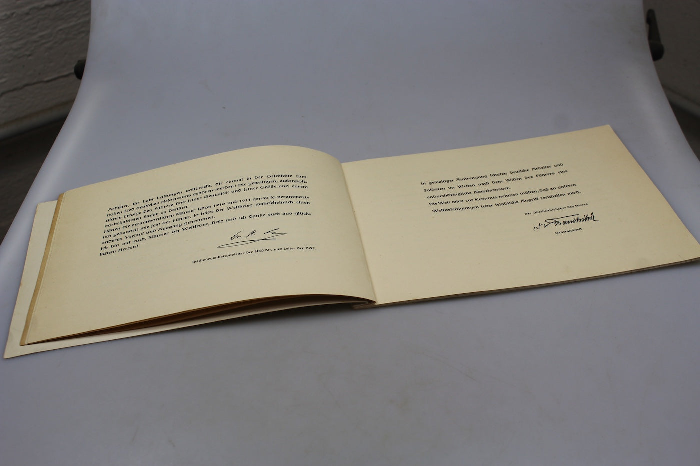 Brochure/ Urkunde RAD - 1938, foto 5