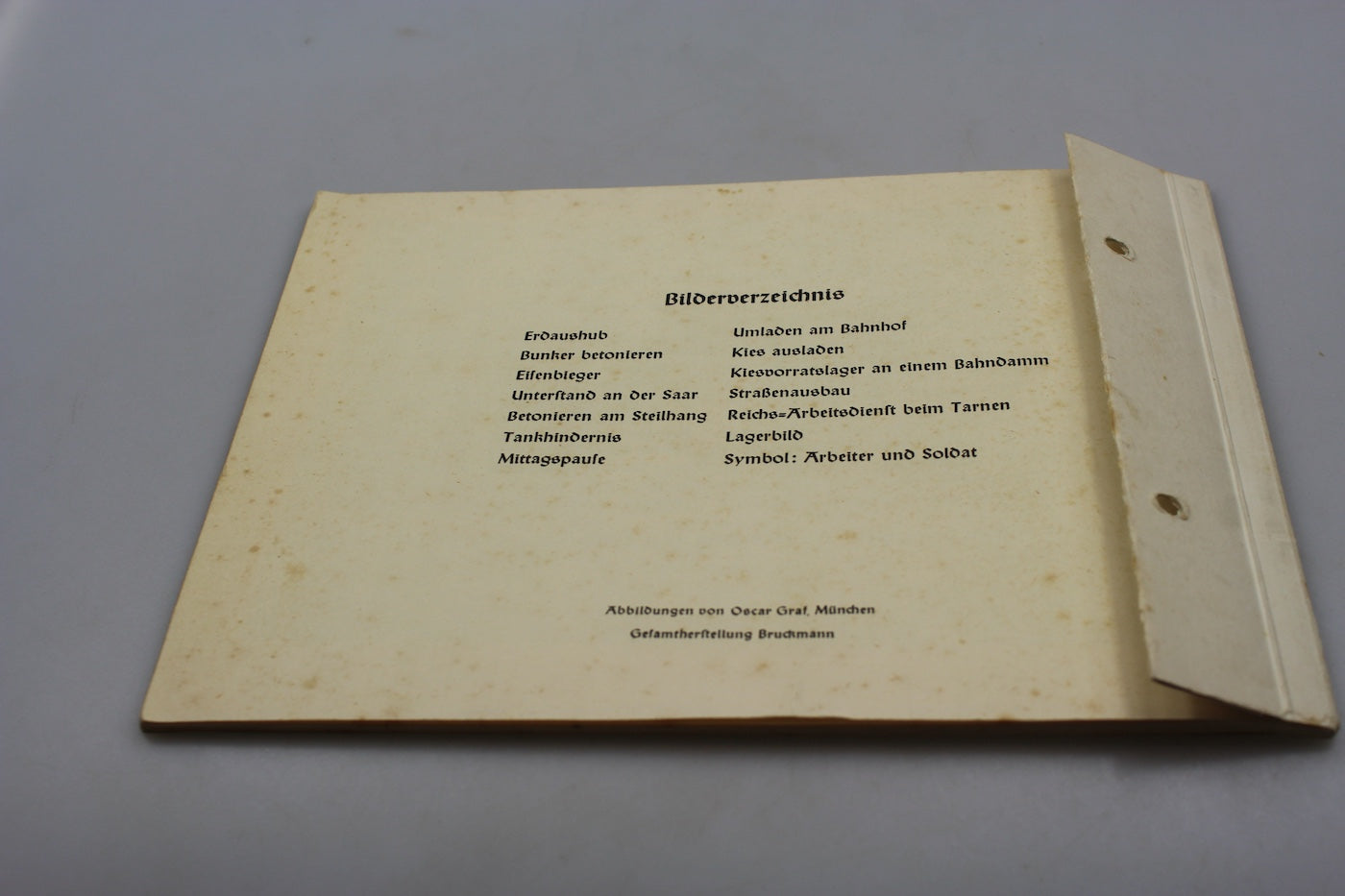 Brochure/ Urkunde RAD - 1938, foto 10