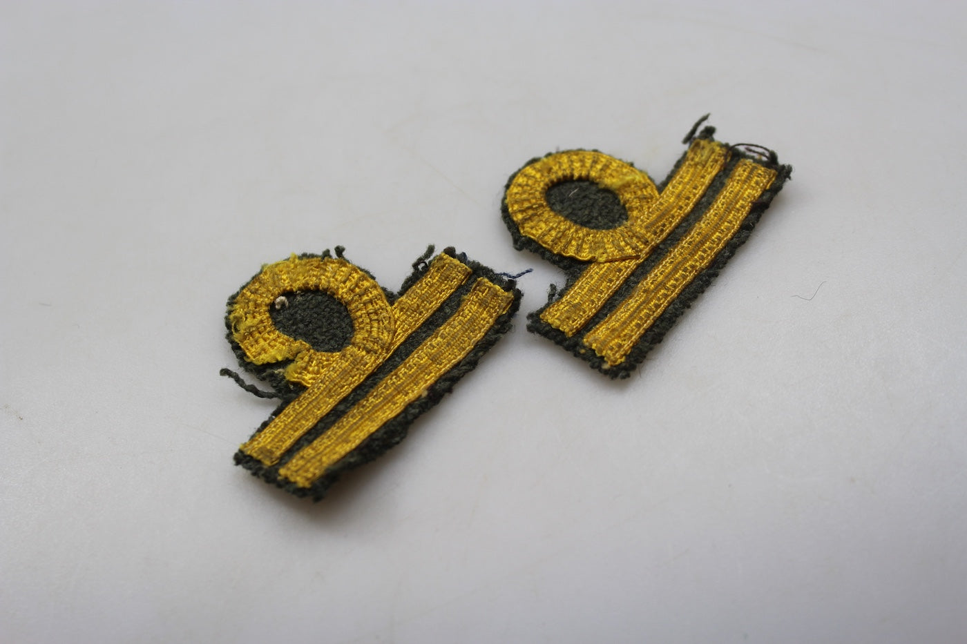 Coppia di gradi M.40 Ufficiale REI WW 2
