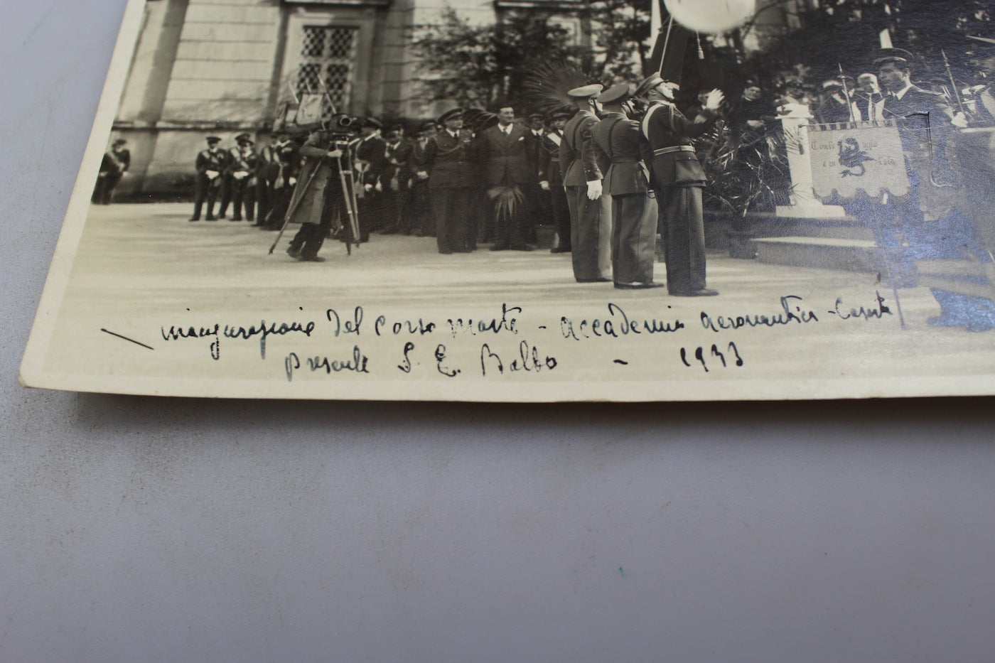 Fotografia dell'Accademia di Aeronautica di Caserta,presente S.E. Italo Balbo., foto 3