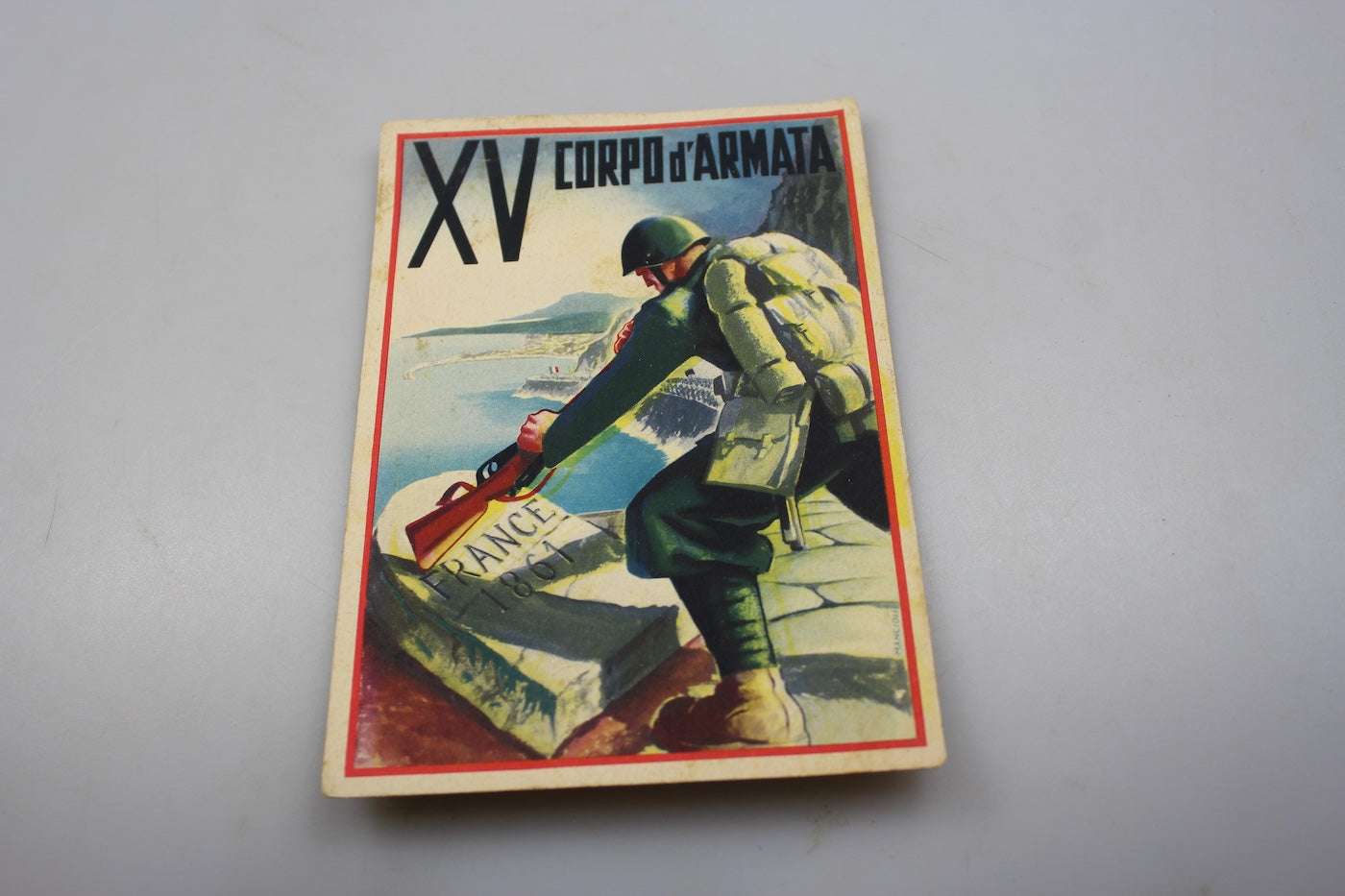 Cartolina postale "XV° Corpo d'Armata"