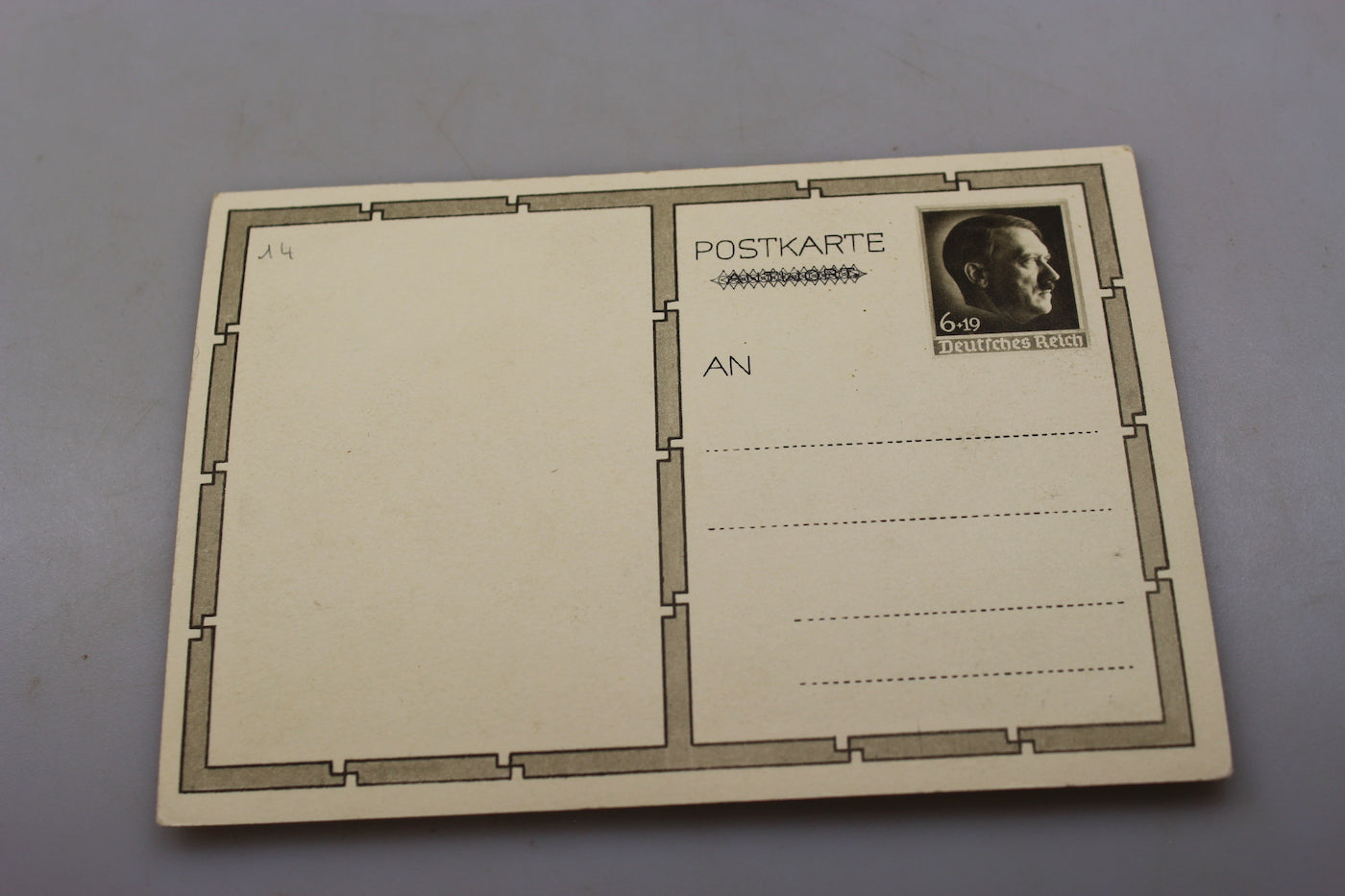 Cartolina postale Adolf Hitler
