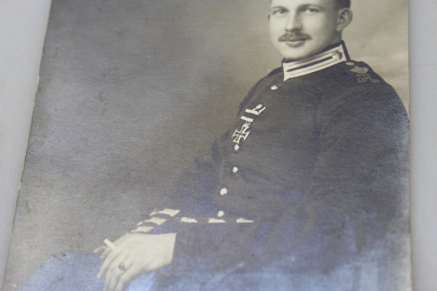 Due foto di un Ufficiale Tedesco WW1