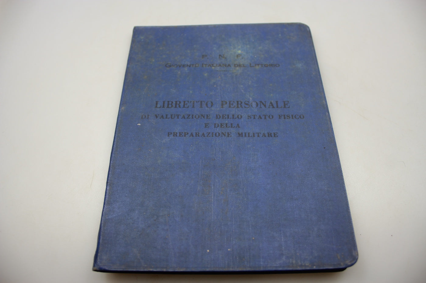 Libretto personale GIL (Premilitare),