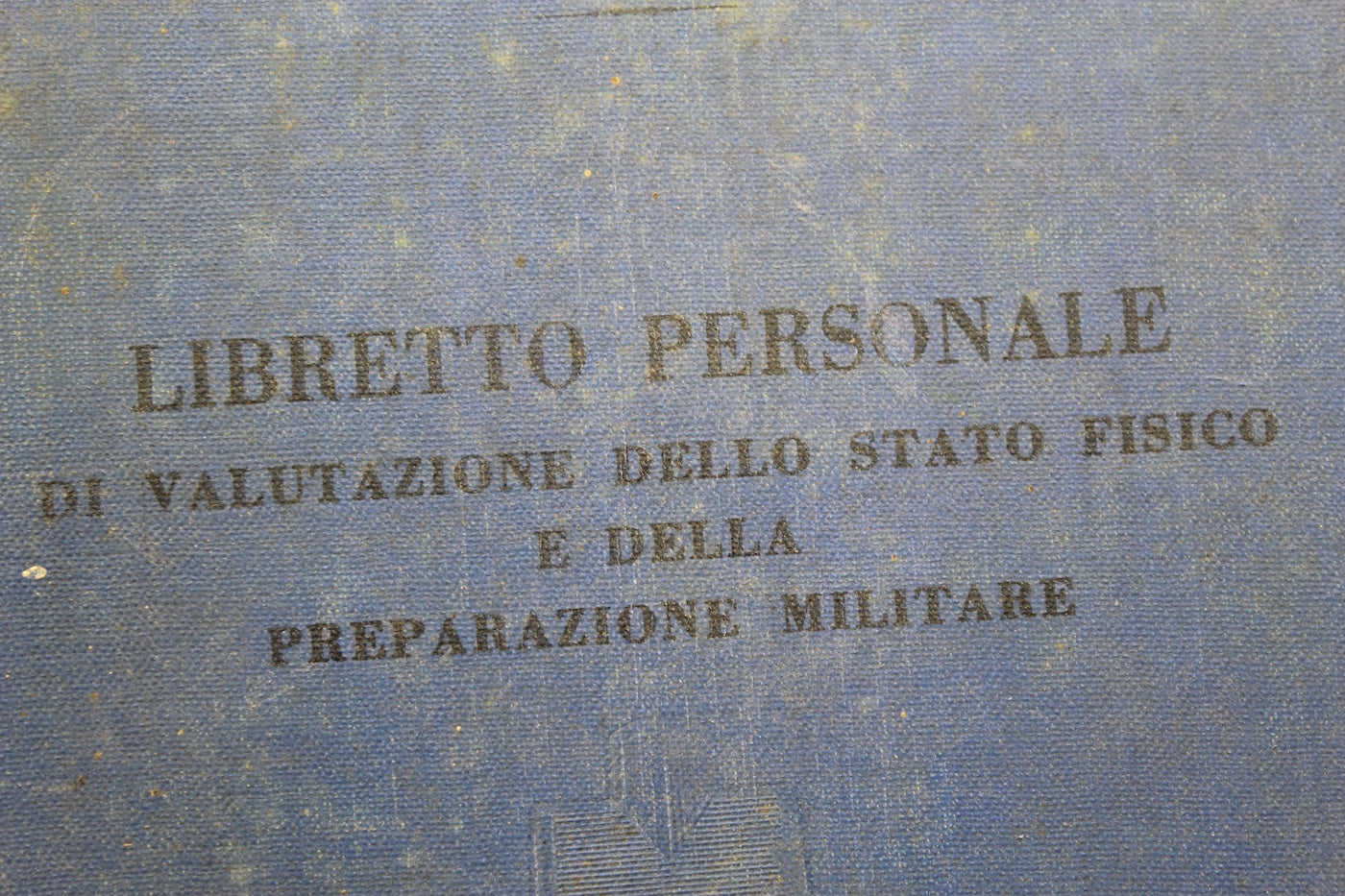 Libretto personale GIL (Premilitare),