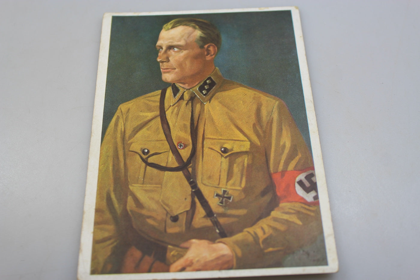 Cartolina postale di propaganda Sturmfuhrer Rienhold Koch