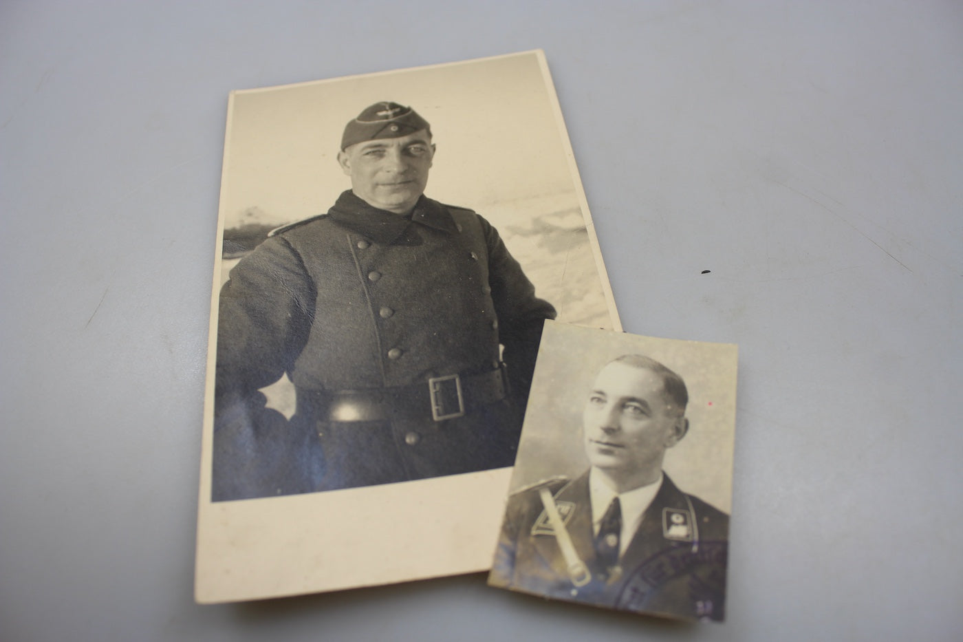 Coppia foto Ufficiale Heer WW2
