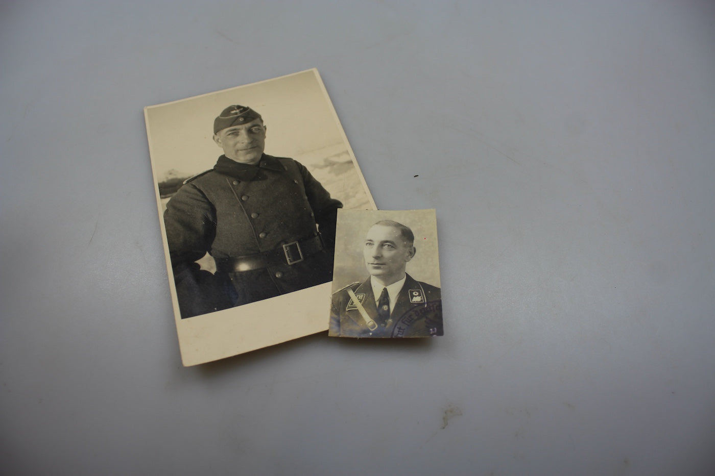 Coppia foto Ufficiale Heer WW2