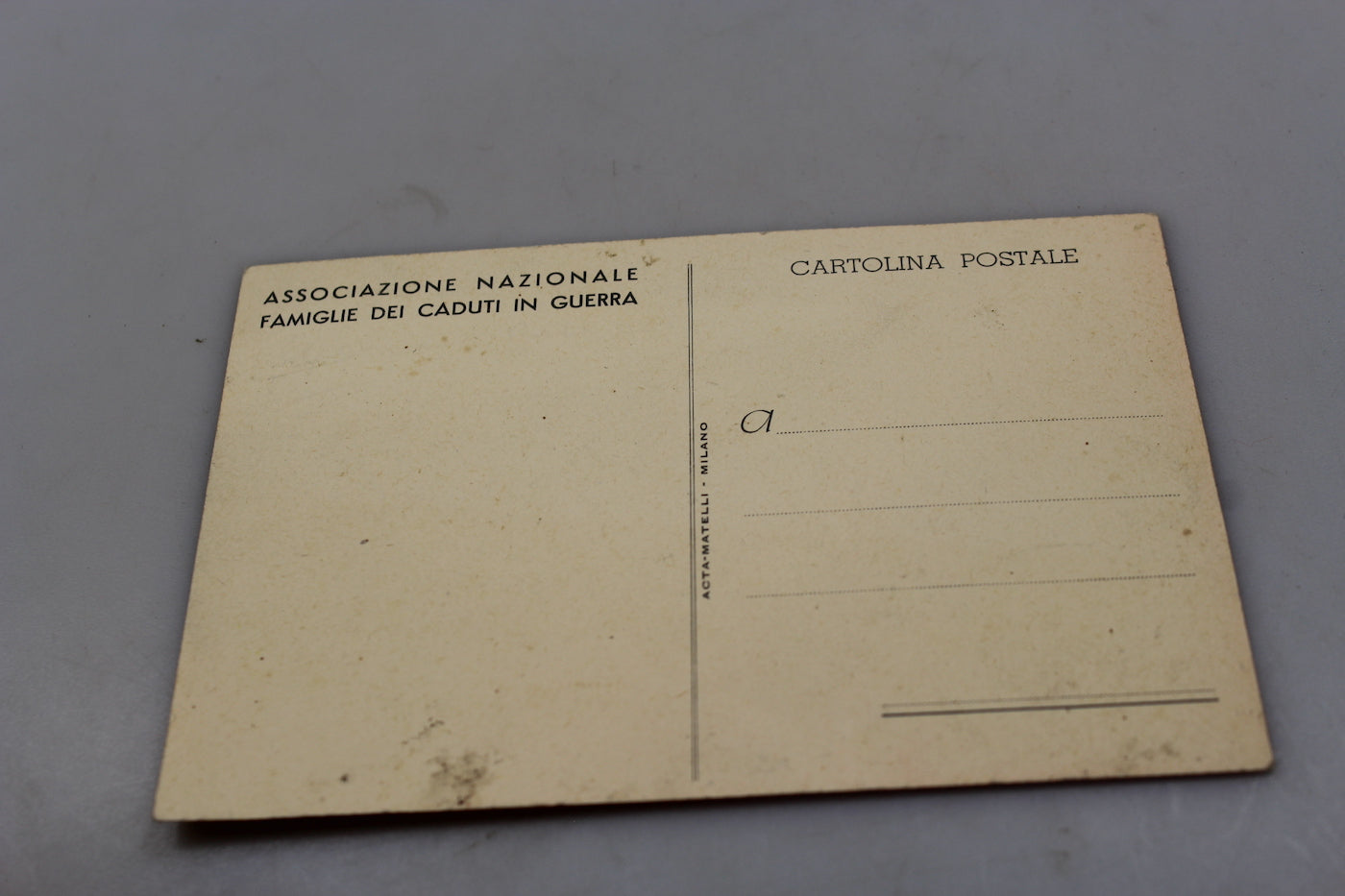 Cartolina postale A.N.F.C.G.